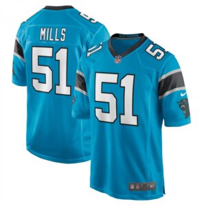 Sam Mills Carolina Panthers Retired Player  - Blue