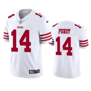 San Francisco 49ers Brock Purdy Vapor  - White