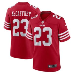 San Francisco 49ers Christian McCaffrey Game  - Scarlet