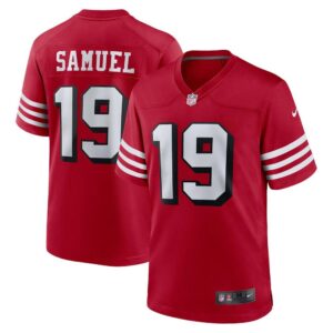 San Francisco 49ers Deebo Samuel Alternate Game  Scarlet