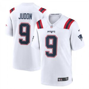 Matthew Judon New England Patriots Game  - White_1