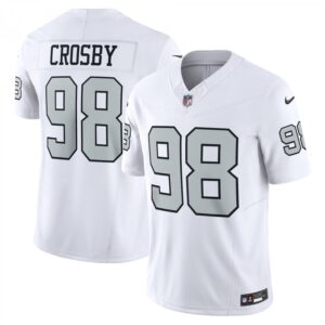 Maxx Crosby Las Vegas Raiders Vapor F.U.S.E. Limited  - White