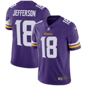 Mens Minnesota Vikings Justin Jefferson Vapor  Purple