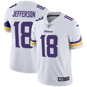 Mens Minnesota Vikings Justin Jefferson Vapor  White