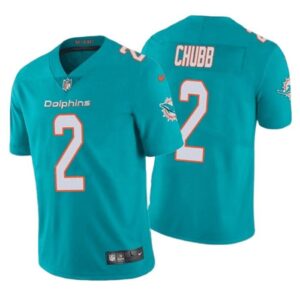 Miami Dolphins Bradley Chubb Vapor  - Aqua
