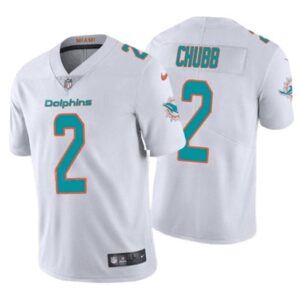 Miami Dolphins Bradley Chubb Vapor  - White