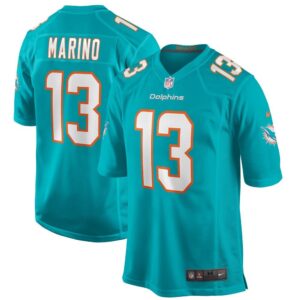 Miami Dolphins Dan Marino Game Retired Player  Aqua