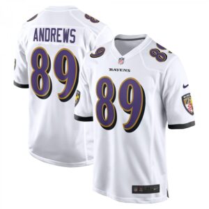 Mark Andrews White Baltimore Ravens Game