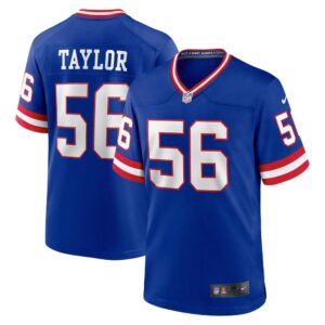 New York Giants Lawrence Taylor Classic Retired Player Game  Royal Blue