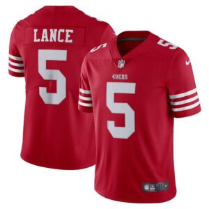 San Francisco 49ers Trey Lance Vapor Limited  Scarlet