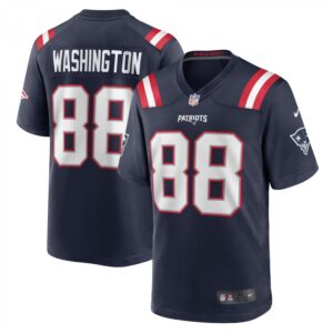 Scotty Washington Navy New England Patriots Home Game Player