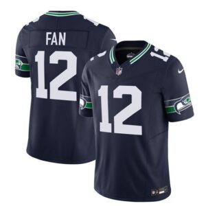 Seattle Seahawks Fan 2023 F.U.S.E. Navy Limited Stitched
