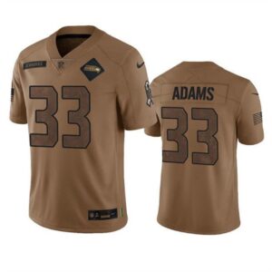 Seattle Seahawks Jamal Adams 2023 Brown Salute To Service Limited Stitched s