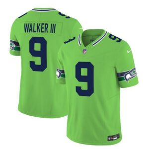 Seattle Seahawks Kenneth Walker III 2023 F.U.S.E. Green Limited Stitched