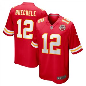 Shane Buechele Red Kansas City Chiefs Game Player