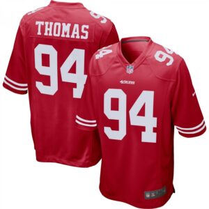 Solomon Thomas Scarlet San Francisco 49ers Player Game