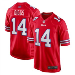 Stefon Diggs Buffalo Bills Alternate Game  - Red
