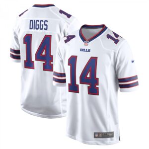 Stefon Diggs Buffalo Bills Game  - White