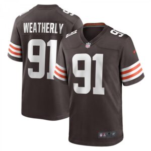 Stephen Weatherly Brown Cleveland Browns Game Player