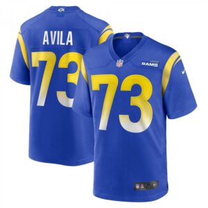 Steve Avila Royal Los Angeles Rams Home Game