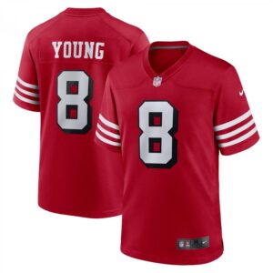 Steve Young San Francisco 49ers Retired Alternate Game  - Scarlet