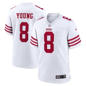 Steve Young San Francisco 49ers Retired Player Game  - White