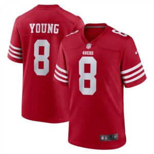 Steve Young Scarlet San Francisco 49ers Retired Player Game