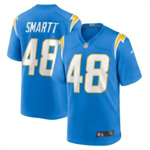 Stone Smartt Powder Blue Los Angeles Chargers Game Player