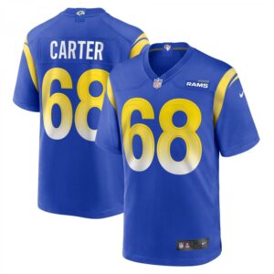 T.J. Carter Royal Los Angeles Rams Game Player