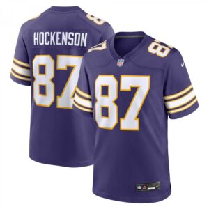 T.J. Hockenson Purple Minnesota Vikings Classic Player Game