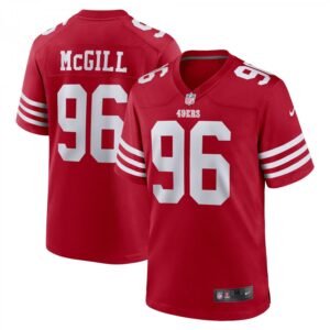 T.Y. McGill Scarlet San Francisco 49ers Home Game Player
