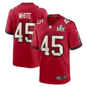 Tampa Bay Buccaneers Devin White Super Bowl LV Game Vapor  Red