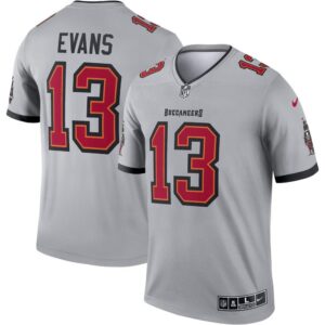 Tampa Bay Buccaneers Mike Evans Inverted Legend  Gray