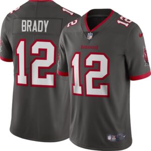 Tampa Bay Buccaneers Tom Brady Alternate Vapor Limited  Pewter
