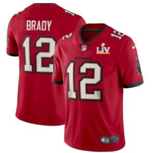 Tampa Bay Buccaneers Tom Brady Super Bowl LV Game Vapor  Red