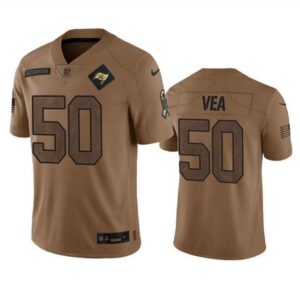 Tampa Bay Buccaneers Vita Vea 2023 Brown Salute To Service Limited Stitched s