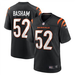 Tarell Basham Black Cincinnati Bengals Team Game