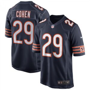 Tarik Cohen Chicago Bears Game Player  - Navy
