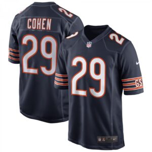 Tarik Cohen Navy Chicago Bears Game Player