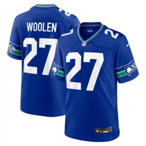 Tariq Woolen Seattle Seahawks Throwback Player Game  - Royal