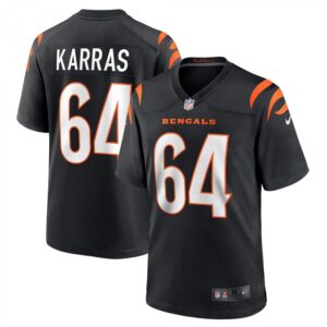 Ted Karras Black Cincinnati Bengals Game Player