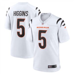 Tee Higgins Cincinnati Bengals Game  - White