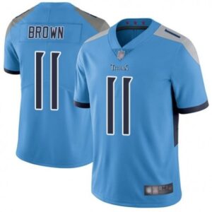 Tennessee Titans AJ Brown Game Vapor  Light Blue