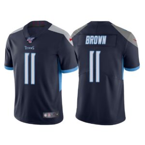 Tennessee Titans AJ Brown Game Vapor  Navy
