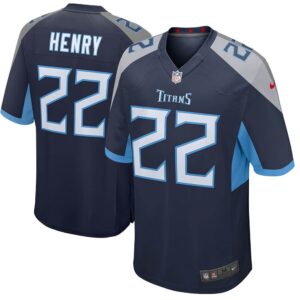 Tennessee Titans Derrick Henry Player Game  Navy