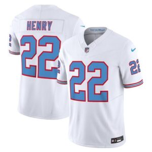 Tennessee Titans Derrick Henry White 2023 F.U.S.E. Vapor Limited Throwback Stitched