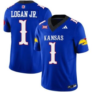 Kenny Logan Jr.  #1 Kansas Jayhawks Vapor Patch College   Royal