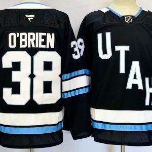 Men's Utah Hockey Club #38 Liam O'Brien Navy 2024-25 Stitched Jersey
