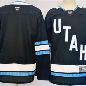 Men's Utah Hockey Club Blank Navy Stitched Jersey
