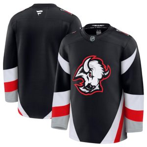 Men's Buffalo Sabres Blank Black 2024-25 Alternate Stitched Hockey Jersey